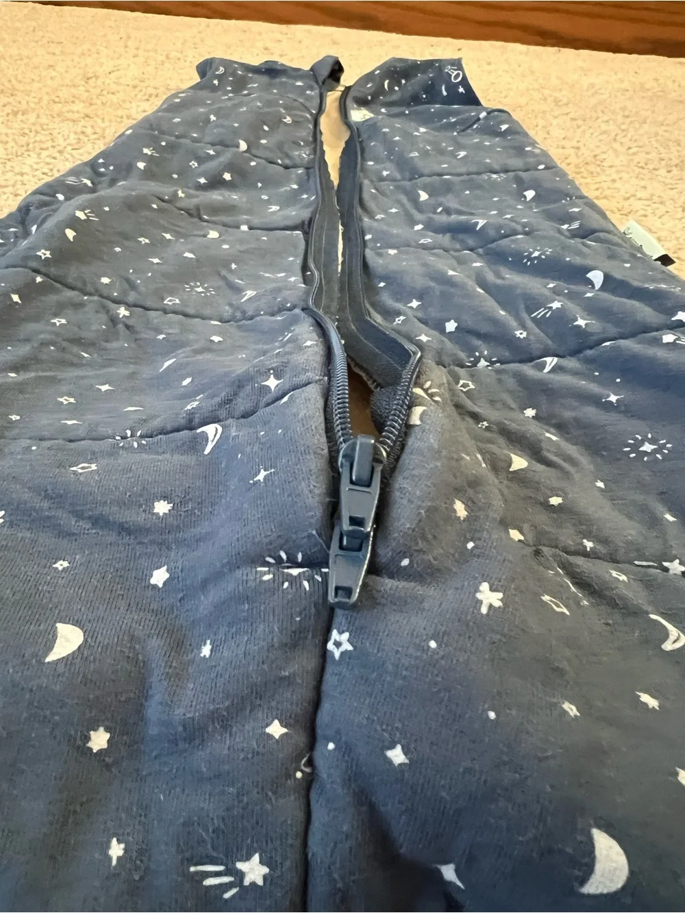 ergoPouch Australia 2.5 TOG Quilted Sleep Sack - Navy Moon and Stars